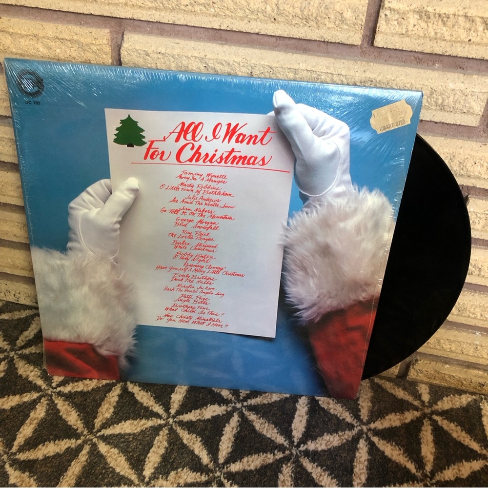 80's "All I Want for Christmas" Record - Christmas Album - Holiday Compilation
